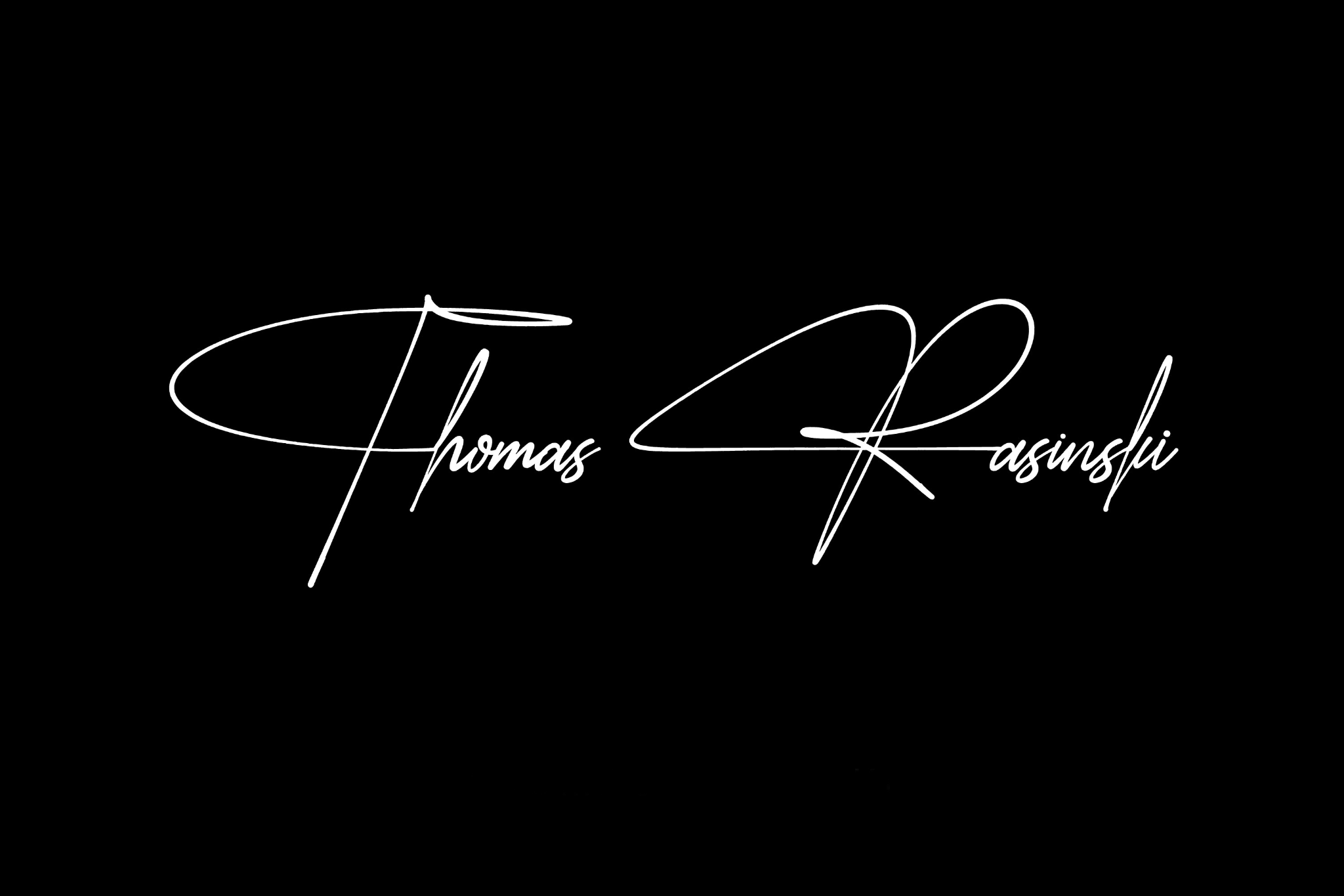 Unterschrift Thomas Rasinski